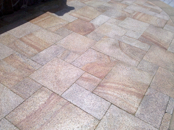 Granite pavers